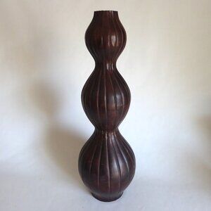 NEW 25” Z GALLERIE DECORATIVE RUSTIC METAL BOLERO SADDLE VASE
